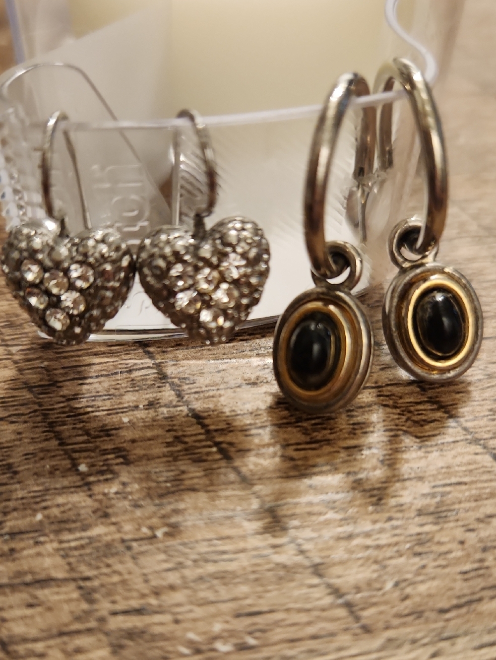 Liz Claiborne And Limited Brand Silvertone Earrings